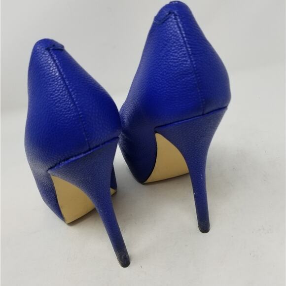 Steve Madden Nala Blue Stiletto Platform Pumps Size 6 - Picture 7 of 9